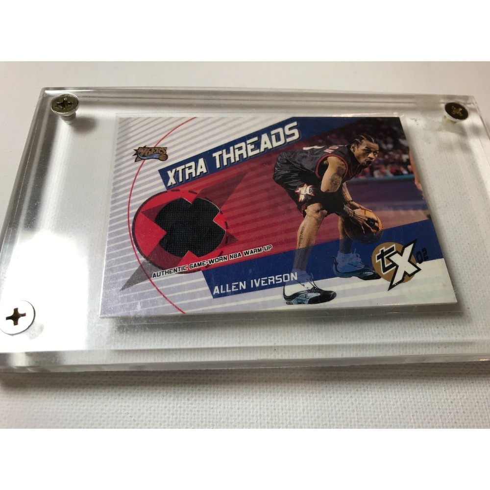 2002-03 TOPPS XPECTATIONS XTRA TREADS ALLEN IVERSON XT-AI